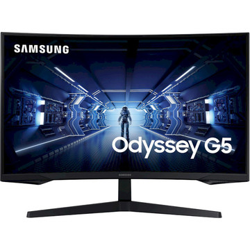Монітор Монітор Samsung 27 Odyssey G5 LC27G55T Black Curved (LC27G55TQBIXCI)