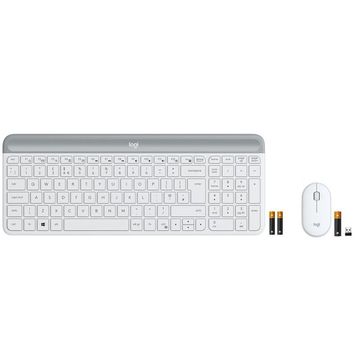 Комплект (клавіатура і мишка) Logitech MK470 White (920-009205)