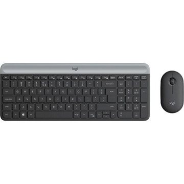 Комплект (клавиатура и мышь) Logitech MK470 Graphite (920-009204)