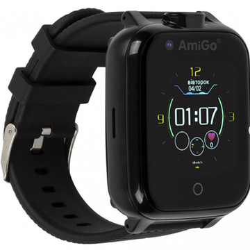 Смарт-годинник AmiGo GO006 GPS 4G Wi-Fi Black