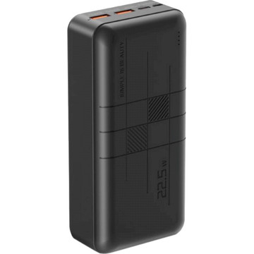 Зовнішній акумулятор XO PR189 30000 mAh PD20W+QC22.5W Black