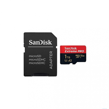 Карта памяти SanDisk Extreme Pro microSDXC 1TB UHS-I U3 + SD adapter (SDSQXCD-1T00-GN6MA)