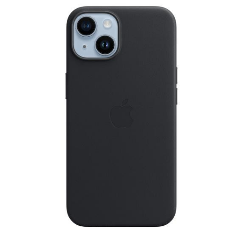 Чохол-накладка Apple for iPhone 14 Leather Case with MagSafe Midnight (MPP43ZE/A)