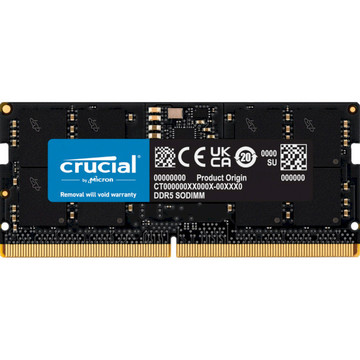 Оперативная память Crucial 16 GB SO-DIMM DDR5 4800 MHz (CT16G48C40S5)