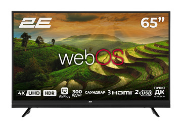 Телевізор 2E Black (2E-65A06LW)
