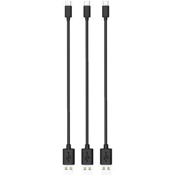 Кабель USB Timstool USB to microUSB 0.21 м 3шт Black (DC21-MU-BL)