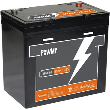 Акумуляторна батарея для ДБЖ PowMr 50Ah 12.8V Lifepo4 POW-50AH-12V
