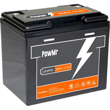 Аккумуляторная батарея для ИБП PowMr 30Ah 12.8V Lifepo4 POW-30AH-12V