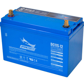 Акумуляторна батарея для ДБЖ AGM Fullriver 115Ah 12V (DC115-12)