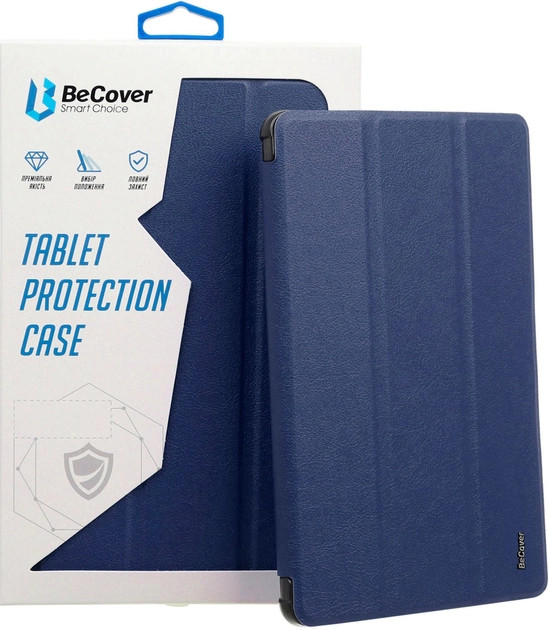 Обложка BeCover Soft Edge for Samsung Galaxy Tab A8 SM-X200/SM-X205 Deep Blue (708357)