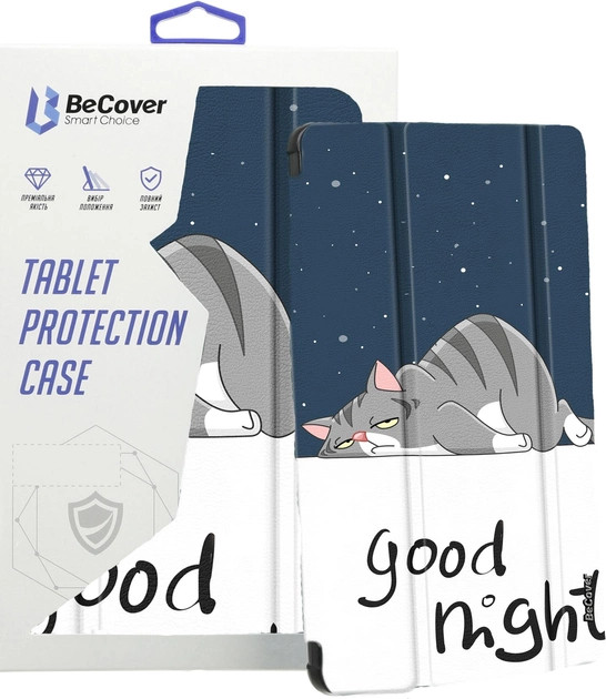 Обложка BeCover Smart for Samsung Galaxy Tab A7 Lite SM-T220/SM-T225 Good Night (708323)