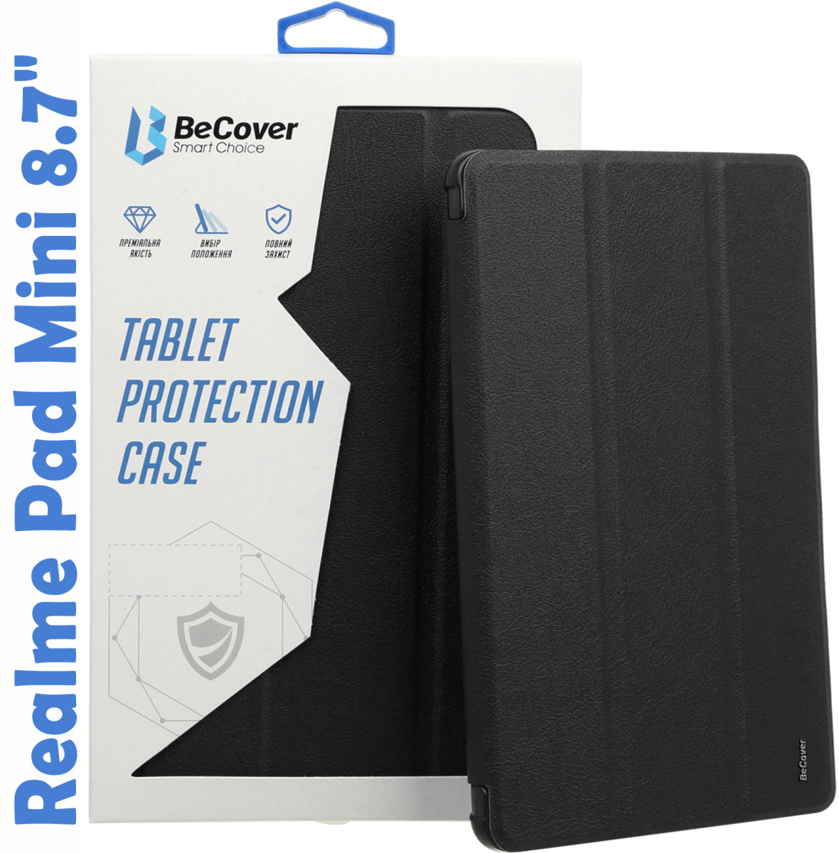 Обкладинка BeCover Smart Case Realme Pad Mini 8.7" Black (708257)