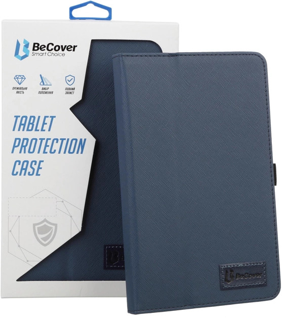 Обложка BeCover Slimbook for Lenovo Tab M10 Plus TB-125F (3rd Gen) 10.61" Deep Blue (707980)