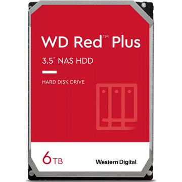 Жесткий диск Western Digital WD Red Plus 6Tb (WD60EFPX) (WD60EFPX)