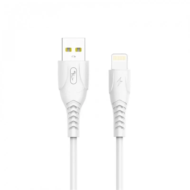 Кабель USB SkyDolphin S08L USB - Lightning 1м, White (USB-000560)