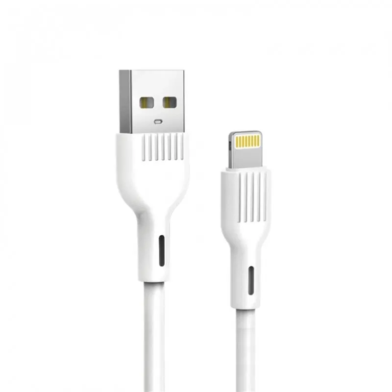 Кабель USB SkyDolphin S03L USB - Lightning 1м, White (USB-000417)