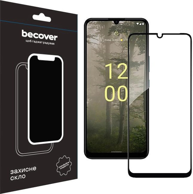 Защитное стекло BeCover for Nokia C31 Black (708546)