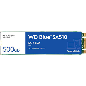 SSD накопитель Western Digital m.2 sata WD Blue SA510 1Tb M2 SATA (WDS100T3B0B)