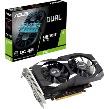 Відеокарта Asus GeForce GTX 1650 Dual V2 OC 4096MB (DUAL-GTX1650-O4GD6-P-V2)