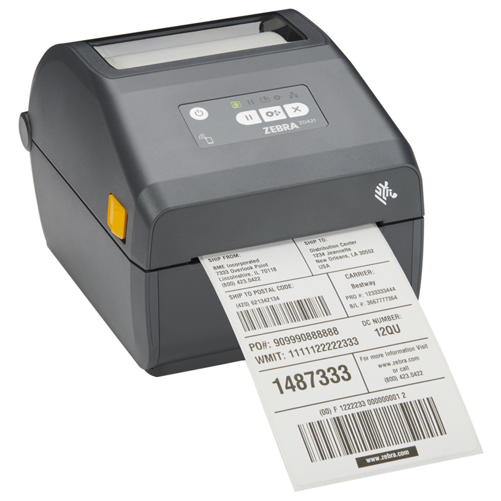 Принтери етикеток Zebra ZD421t USB, USB Host, BT, RTC (ZD4A042-30EM00EZ)