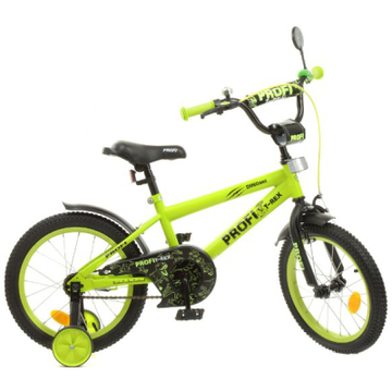 Детский велосипед Prof1 Dino 16" Черно-Green (Y1671 green/black)