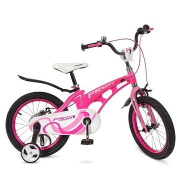 Дитячий велосипед Prof1 18" Infinity Малиновий з рожевим (LMG18203 crimson/pink)