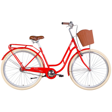 Велосипед Дорожник 28" Retro рама-19" 2022 Orange (OPS-D-28-307)