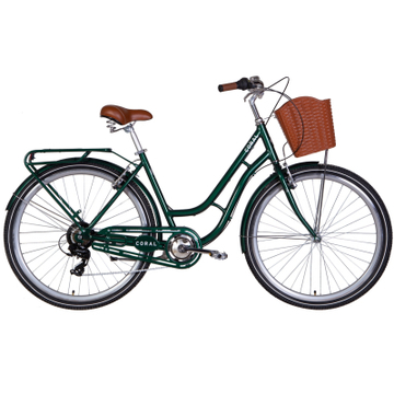 Велосипед Дорожник 28" Coral Vbr рама-19" 2022 Dark Green (OPS-D-28-299)