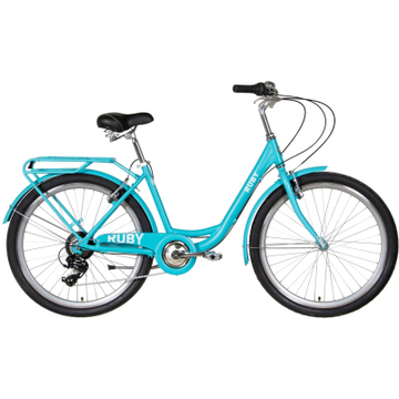 Велосипед Дорожник 26" Ruby рама-17" 2022 Turquoise (OPS-D-26-201)