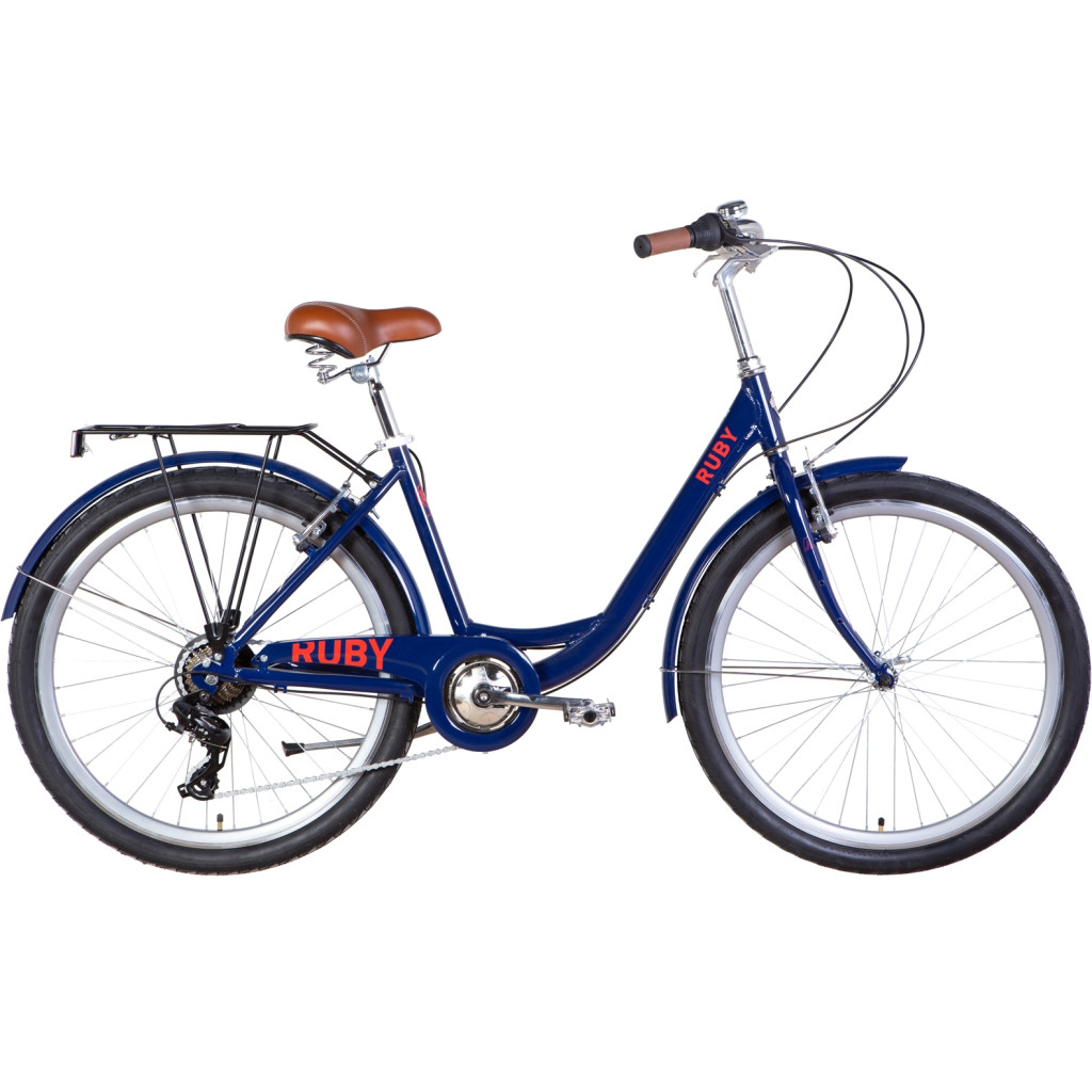 Велосипед Дорожник 26" Ruby рама-17" 2022 Dark Blue (OPS-D-26-203)
