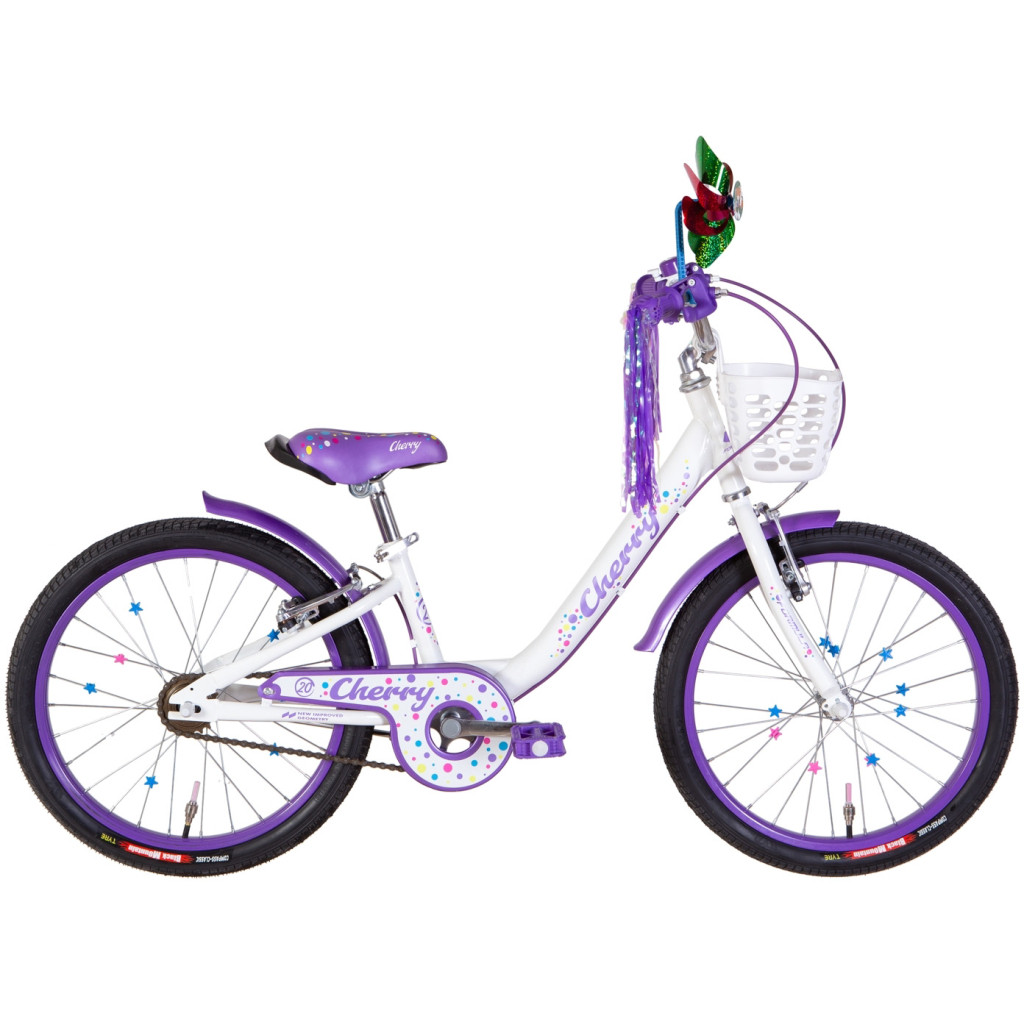 Велосипед Formula 20" Cherry рама-10" 2022 White/Lilac (OPS-FRK-20-165)