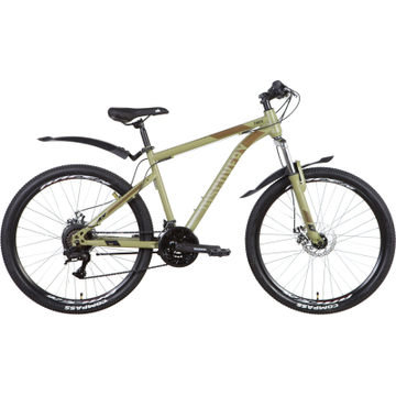 Велосипед Discovery 26" Trek AM DD рама-15" 2022 Dark Grey/Blue (OPS-DIS-26-476)