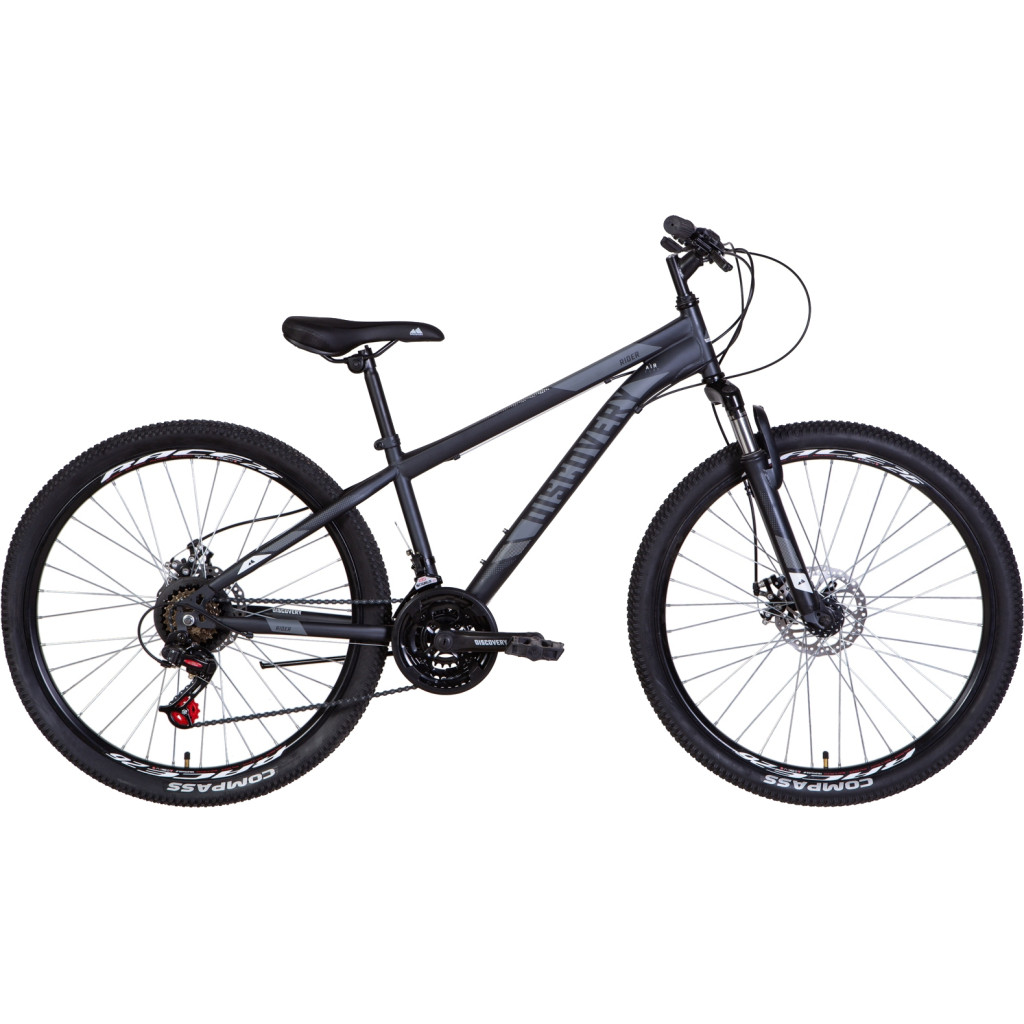 Велосипед Discovery 26" Rider AM DD рама-13" 2022 Graphite (OPS-DIS-26-522)