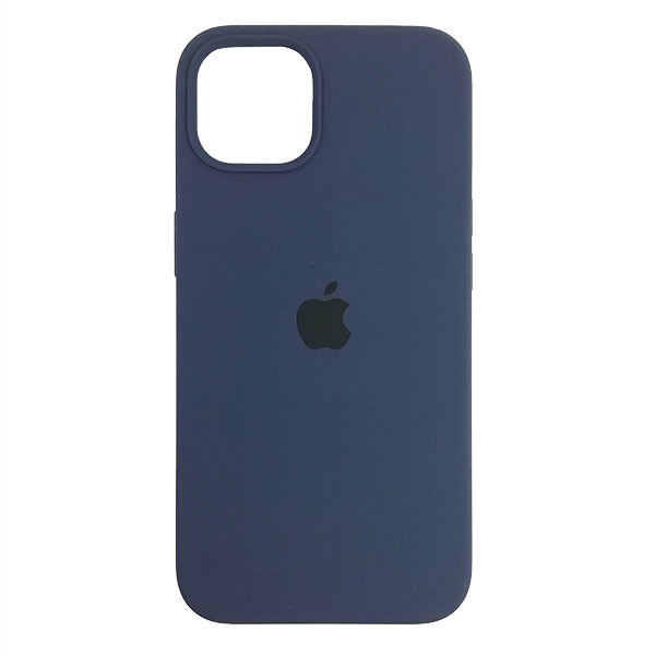 Чохол-накладка Apple Sillicon Case Copy for iPhone 14 Plus Midnight Blue (08)