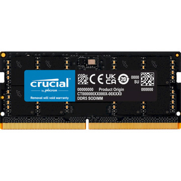 Оперативная память Crucial 32 GB SO-DIMM DDR5 4800 MHz (CT32G48C40S5)