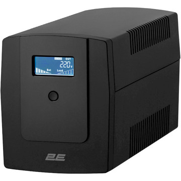 Блок безперебійного живлення 2E DD1200 1200VA/720W LCD USB 3xSchuko (2E-DD1200)