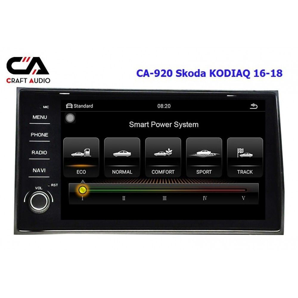 Автомагнитола CraftAudio CA-920 Skoda KODIAQ 16-18 Karoq 2021+