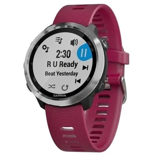 Смарт-годинник Garmin Forerunner 645 Music with Cerise Colored Band (010-01863-31)