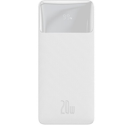 Внешний аккумулятор Baseus Bipow Digital Display 20000mAh 20W White (PPDML-M02)