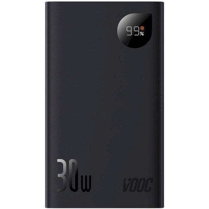 Внешний аккумулятор Baseus Adaman 2 20000mAh QC/PD/SCP 30W Black (PPAD050101)