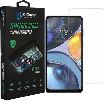 Захисне скло BeCover for Motorola Moto G22 Crystal Clear Glass 3D (708093)
