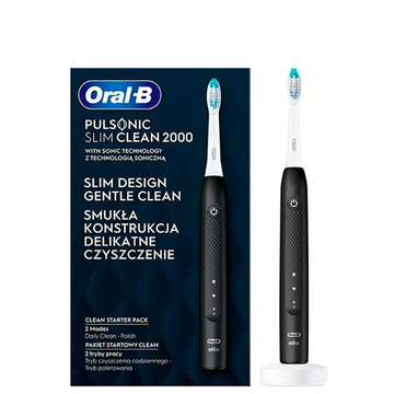 Зубна щітка Braun Oral-B 2000 S111.513.2 Pulsonic Slim Clean Black
