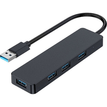 USB Хаб Gembird 4хUSB3.0, пластик, Black (UHB-U3P4-04)