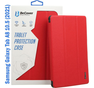 Чохол, сумка для планшета BeCover Flexible TPU Mate Samsung Galaxy Tab A8 10.5 (2021) SM-X200 / SM-X205 Red (708382)