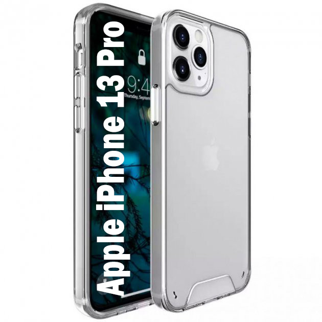 Чохол-накладка BeCover Space Case Apple iPhone 13 Pro Transparancy (707796)