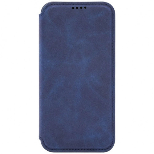 Чехол-книжка Fitow Leather for Xiaomi Redmi Note 10 Pro Dark Blue