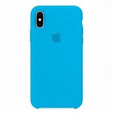 Чехол-накладка Apple Sillicon Case Copy for iPhone XS Max Bright Blue