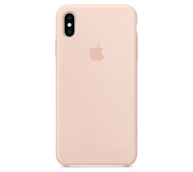 Чохол-накладка Apple Sillicon Case Copy for iPhone XS Max Pink