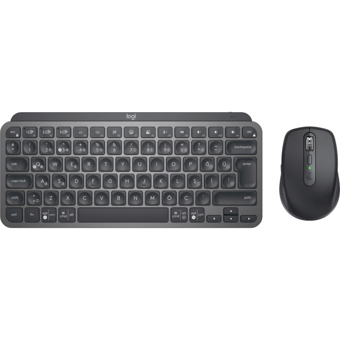 Комплект (клавиатура и мышь) Logitech MX Keys Mini Combo for Business Graphite