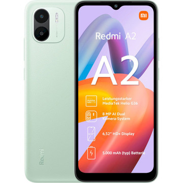 Смартфон Xiaomi Redmi A2+ 2/32GB Light Green EU
